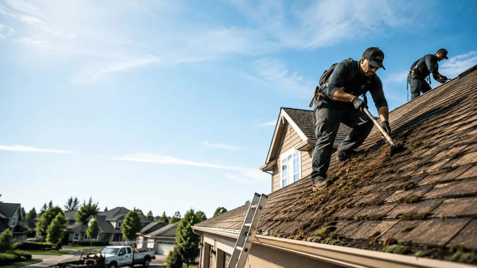 Roof Moss Removal in Hammondsville, OH near me